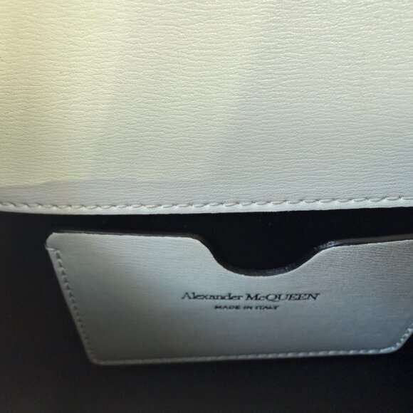 Alexander McQueen Mini Jewelled Satchel in Soft Ivory - Picture 12 of 12